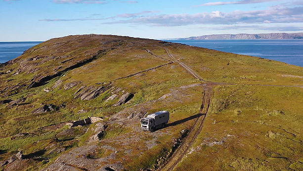 Off-road to breathtaking wildcamp at E69 to North Cape in Norway